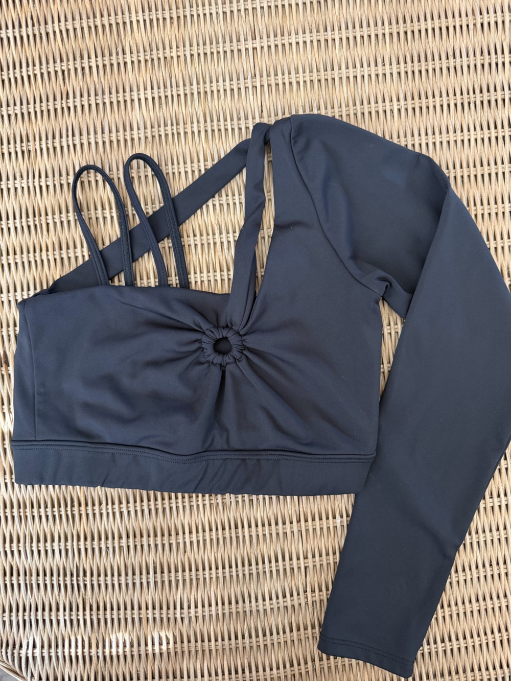 TIGER FRIDAY Black Blondie Crop Top